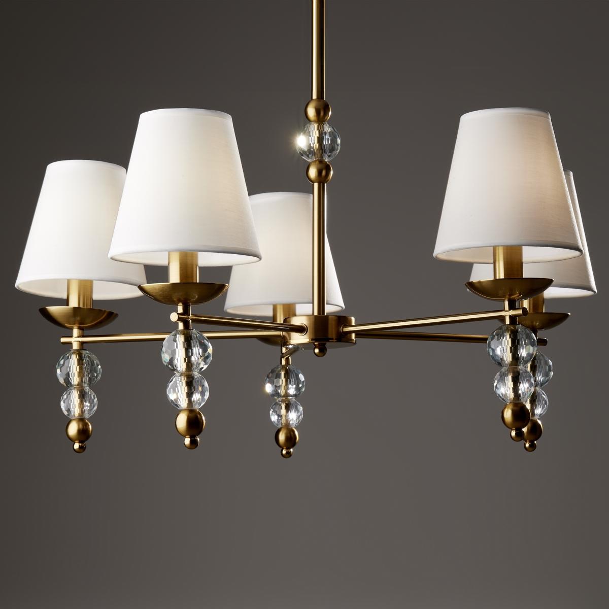 Люстра на штанге Freya Side FR1009CL-05BS в #REGION_NAME_DECLINE_PP#