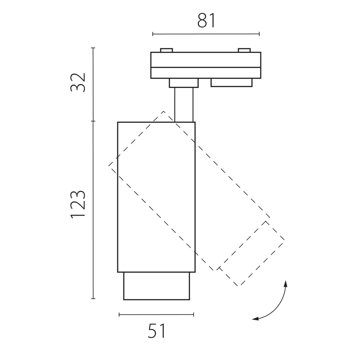 Трековый однофазный профессиональный светильник Lightstar Fuoco P+CCT 218016 в #REGION_NAME_DECLINE_PP#