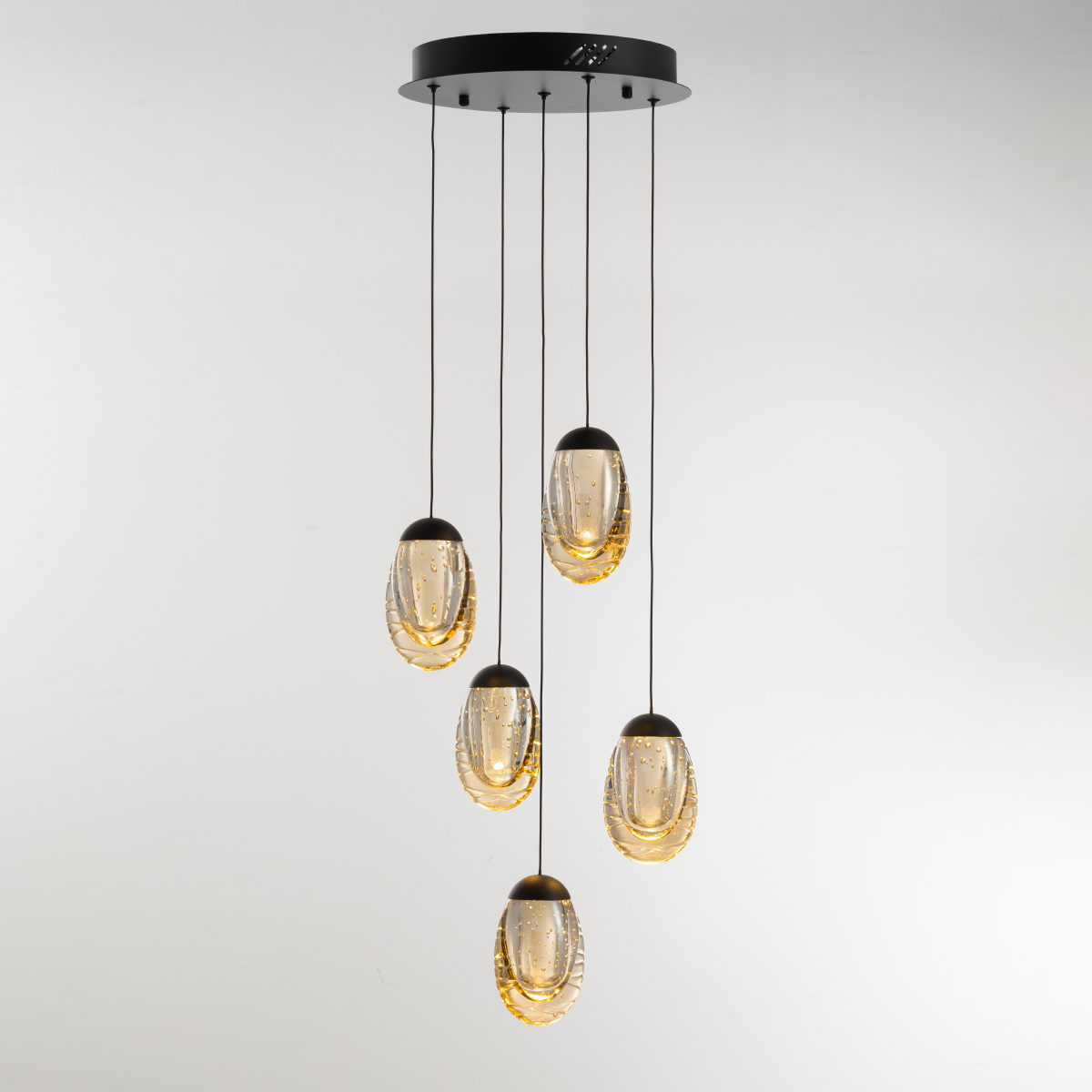 Подвесной светильник Delight Collection MD25090022-5A matt black/champagne в Санкт-Петербурге