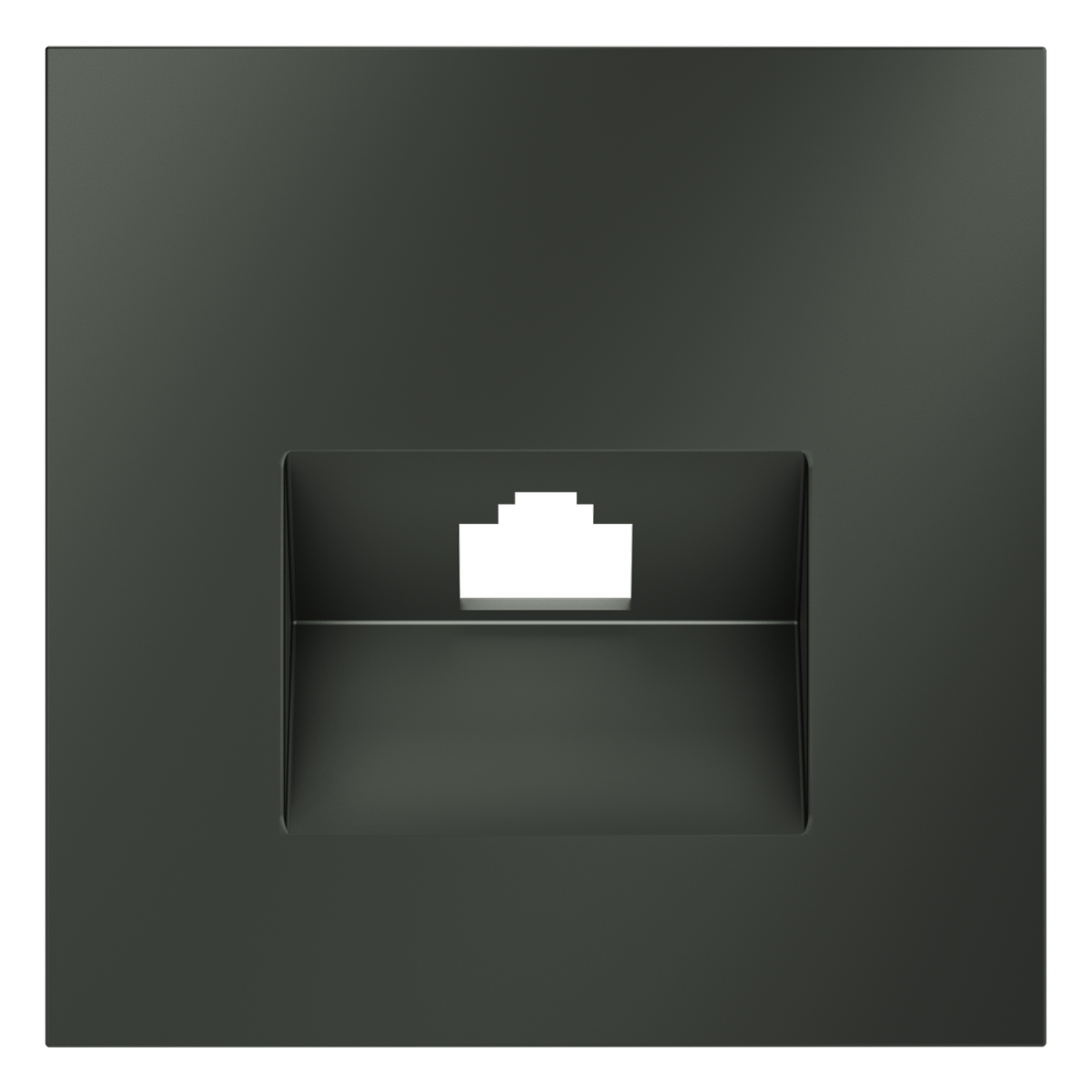 Накладка для розетки компьютерной RJ45 кат.6 Voltum S70 (титан) VLS001306 в #REGION_NAME_DECLINE_PP#