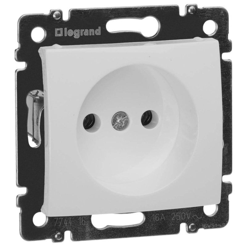 Розетка 2К Legrand Valena 16A 250V б/з винтовой зажим белая 774416 в Санкт-Петербурге