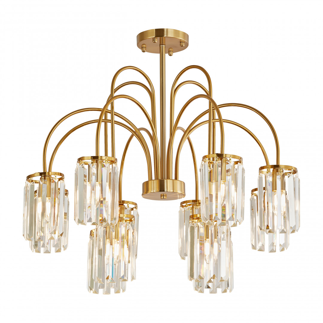 Люстра на штанге Arte Milano AM 2328B.D650.H550.E14.8 G в #REGION_NAME_DECLINE_PP#