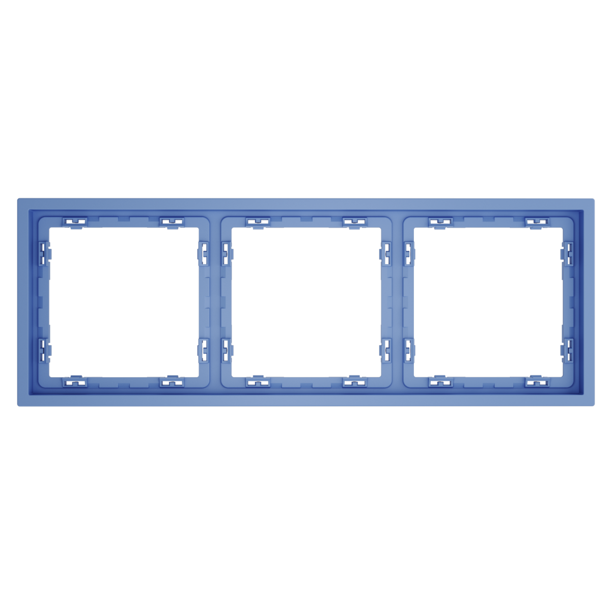 Рамка пластиковая Voltum S70 на 3 поста, (деним) VLS100315 в #REGION_NAME_DECLINE_PP#