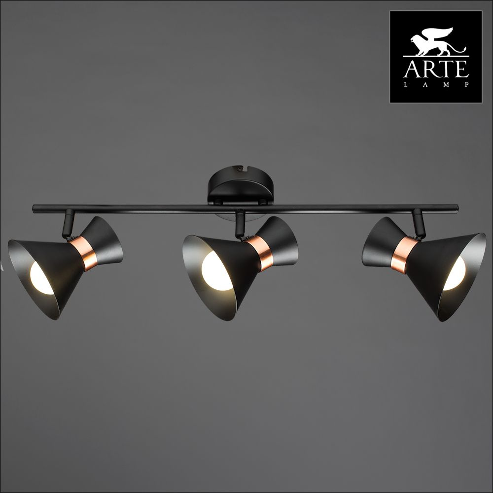 Спот Arte Lamp Baltimore A1406PL-3BK в Санкт-Петербурге