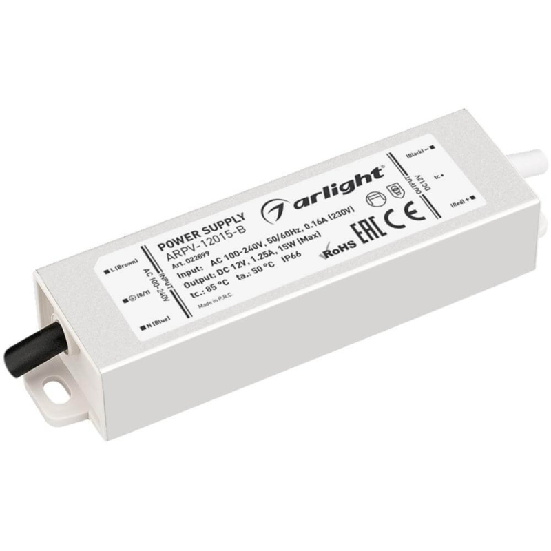 Блок питания Arlight ARPV-12015-B (12V, 1.3A, 15W) 022899 в Санкт-Петербурге