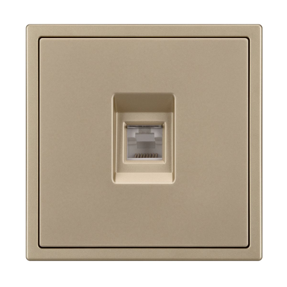 Розетка телефонная софт-тач золотой песок Arlight SCT-MTL1-SFPL-GD (RJ-11, 4C) 054302(1) в #REGION_NAME_DECLINE_PP#
