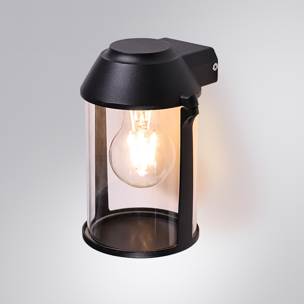 Уличный настенный светильник Arte Lamp Minchir A8306AL-1BK в Санкт-Петербурге