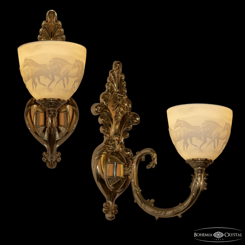 Бра Bohemia Ivele Crystal Florence 7109B15/1/210 G P1 U Horse в Санкт-Петербурге