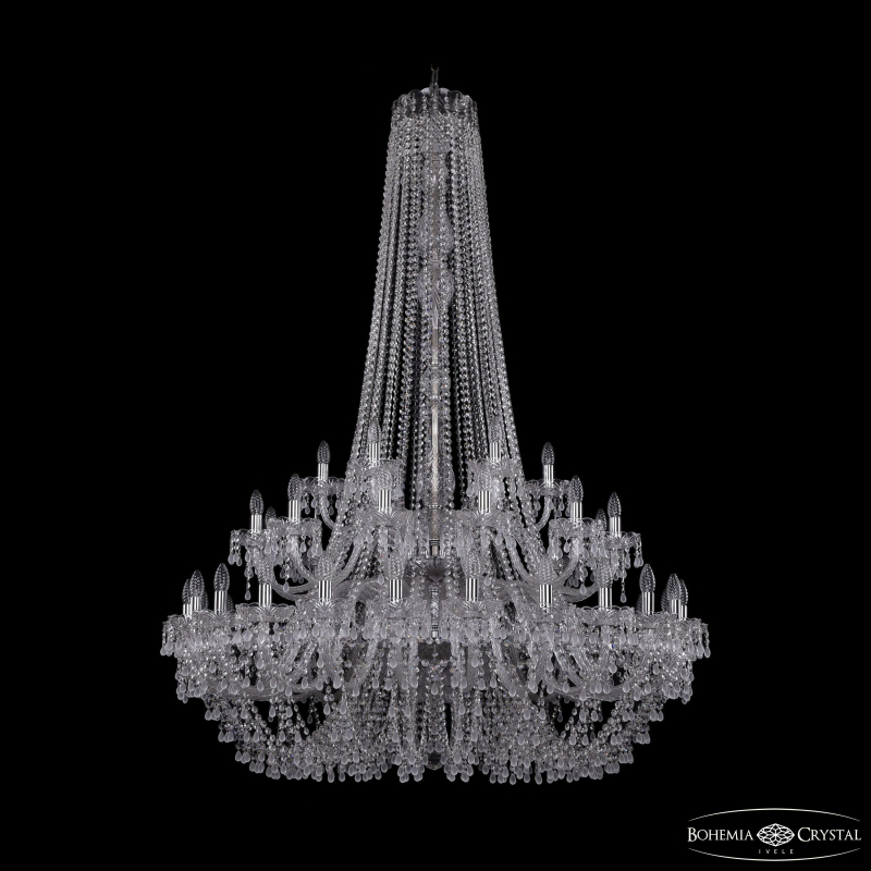 Подвесная люстра Bohemia Ivele Crystal 1410/24+12+6/460/h-175/2d Ni V0300 в Санкт-Петербурге