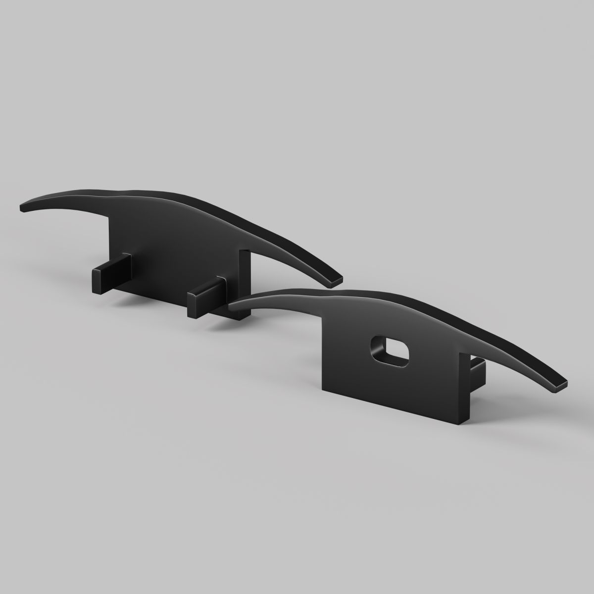 Комплект заглушек (для профиля ALM-3710-B-2M) 2 шт Maytoni Led Strip  642086 в Санкт-Петербурге