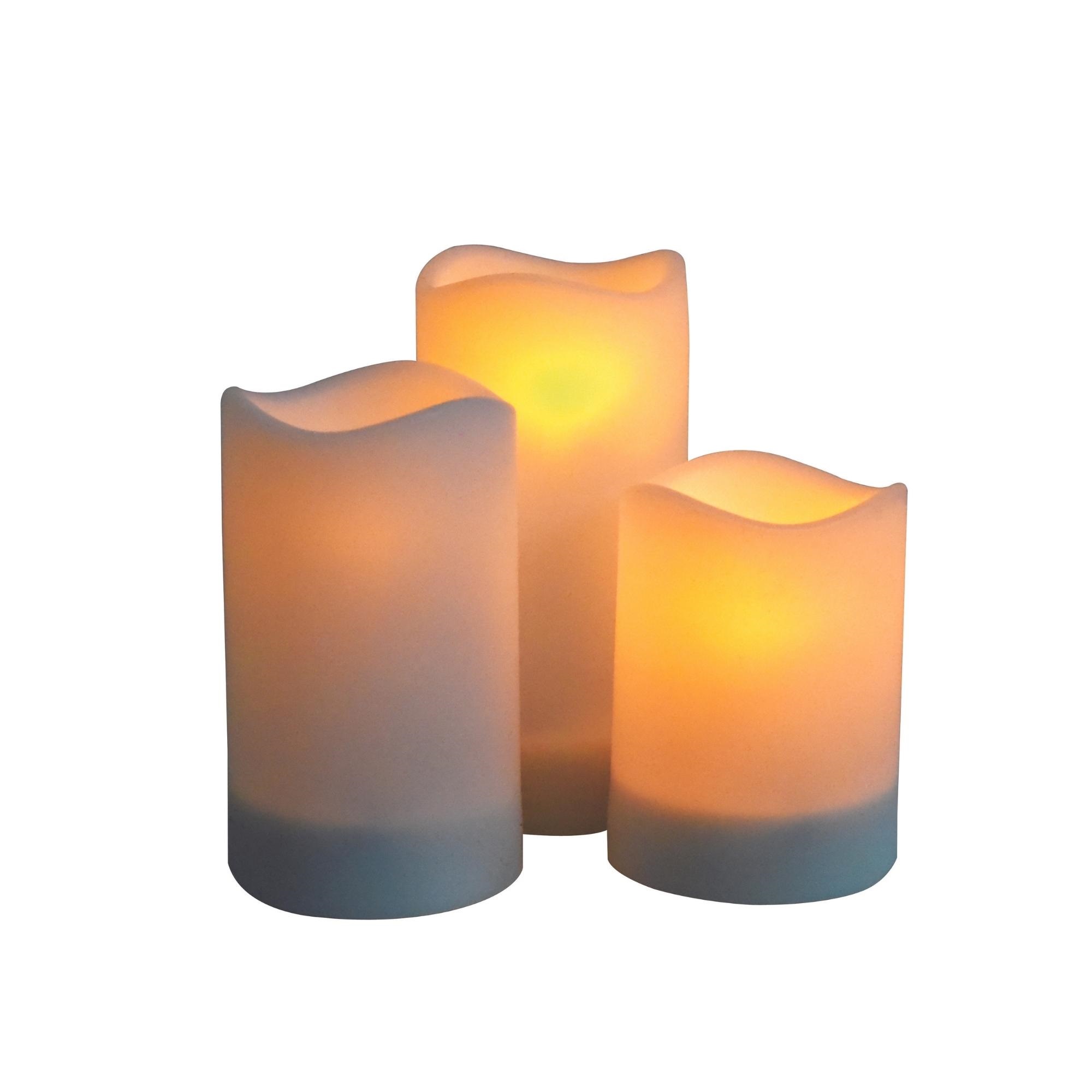 Садовый светильник на солнечной батарее Uniel USL-S-816/PT150 CANDLE SET3 UL-00009381 в Санкт-Петербурге