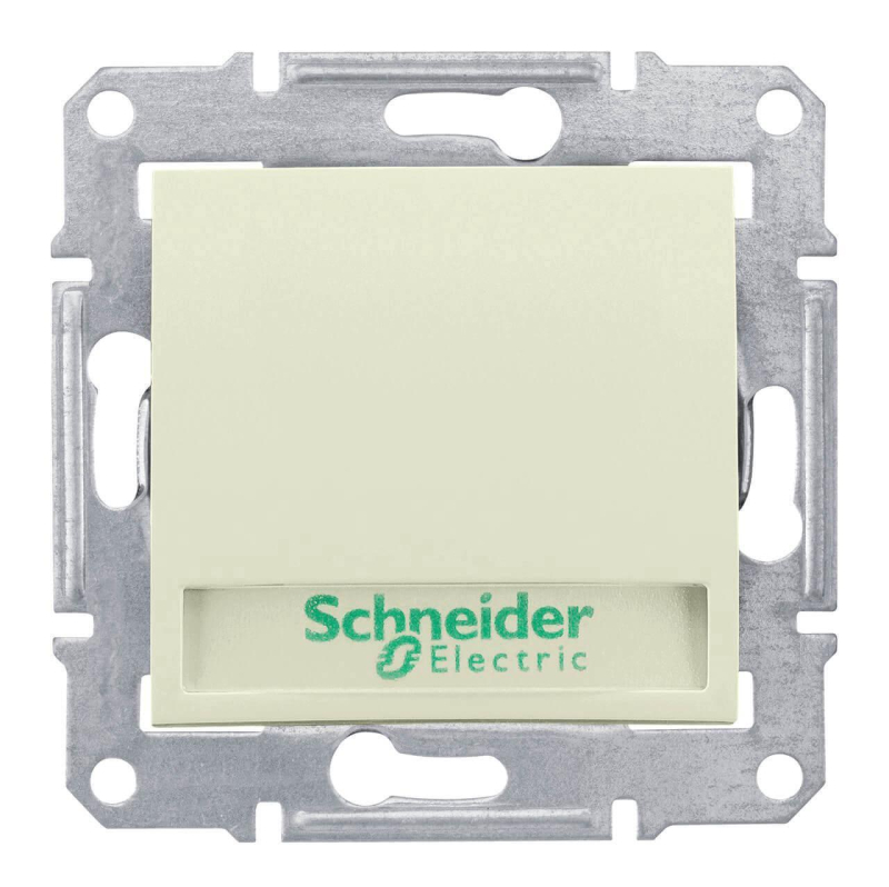 Выключатель кнопочный с подсветкой и полем для надписи Schneider Electric Sedna 10A 250V SDN1600347 в Санкт-Петербурге