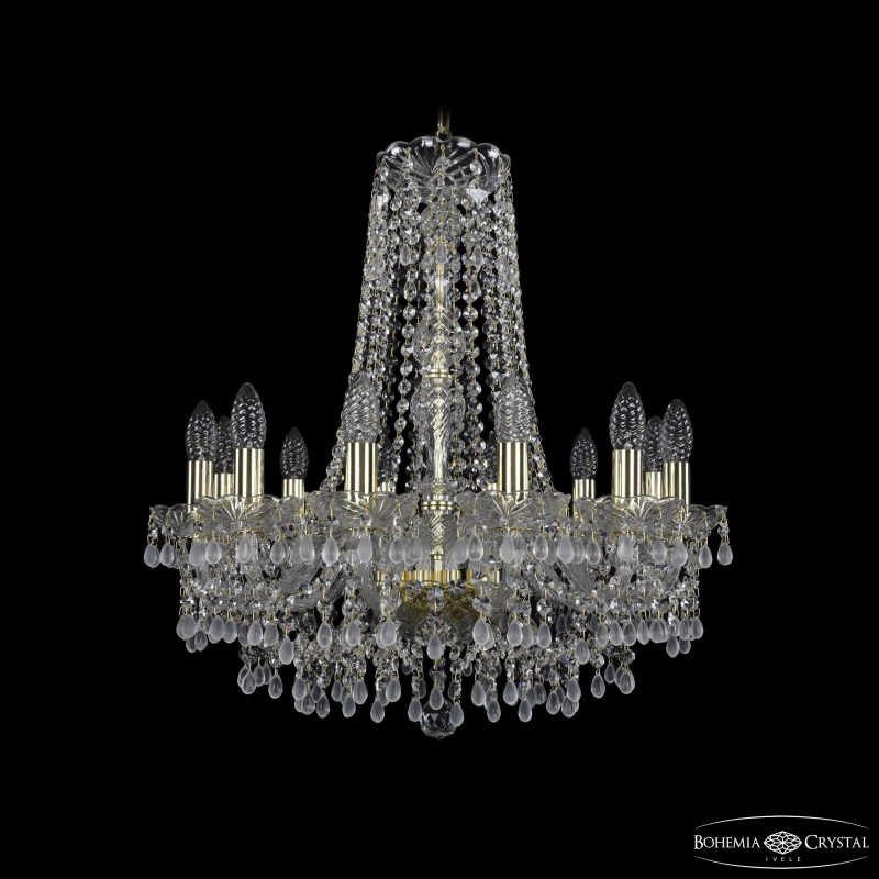 Подвесная люстра Bohemia Ivele Crystal 1410/12/195/h-60 G V0300 в Санкт-Петербурге