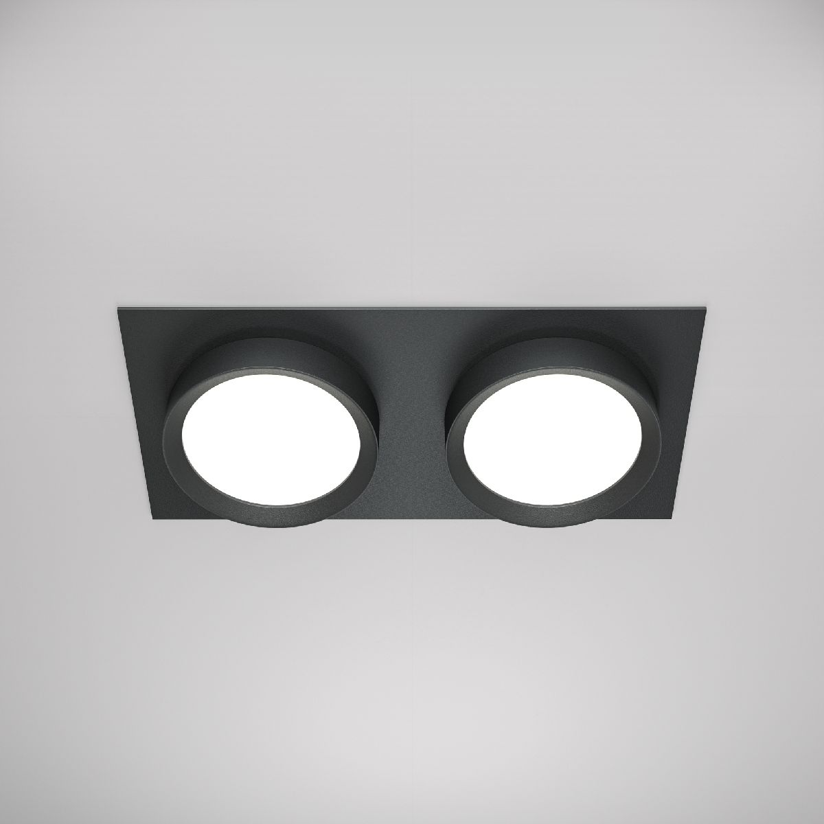 Встраиваемый светильник Maytoni Hoop DL086-02-GX53-SQ-B в #REGION_NAME_DECLINE_PP#