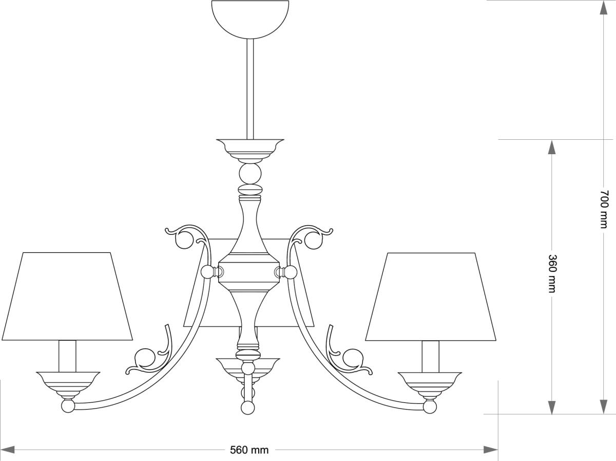 Подвесная люстра Kutek Casamia Abazur CAS-ZW-3(P/A) в #REGION_NAME_DECLINE_PP#