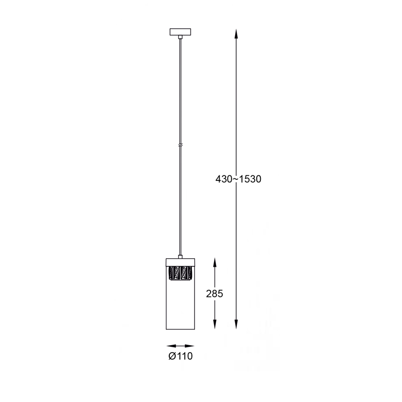 Подвесной светильник Zumaline GEM P0389-01D-0FD2 в Санкт-Петербурге