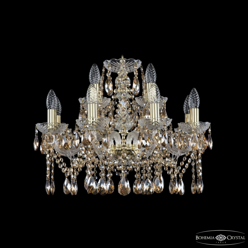 Подвесная люстра Bohemia Ivele Crystal 1413/8+4/200 G R721 в Санкт-Петербурге