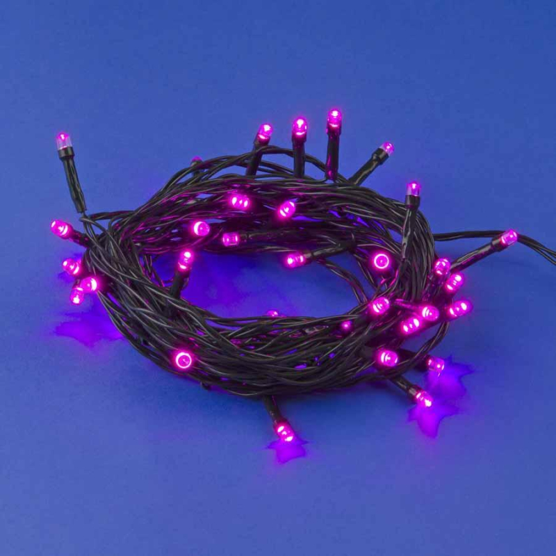 Светодиодная гирлянда Uniel (UL-00007306) розовый ULD-S0500-050/DGA Pink IP20 в Санкт-Петербурге