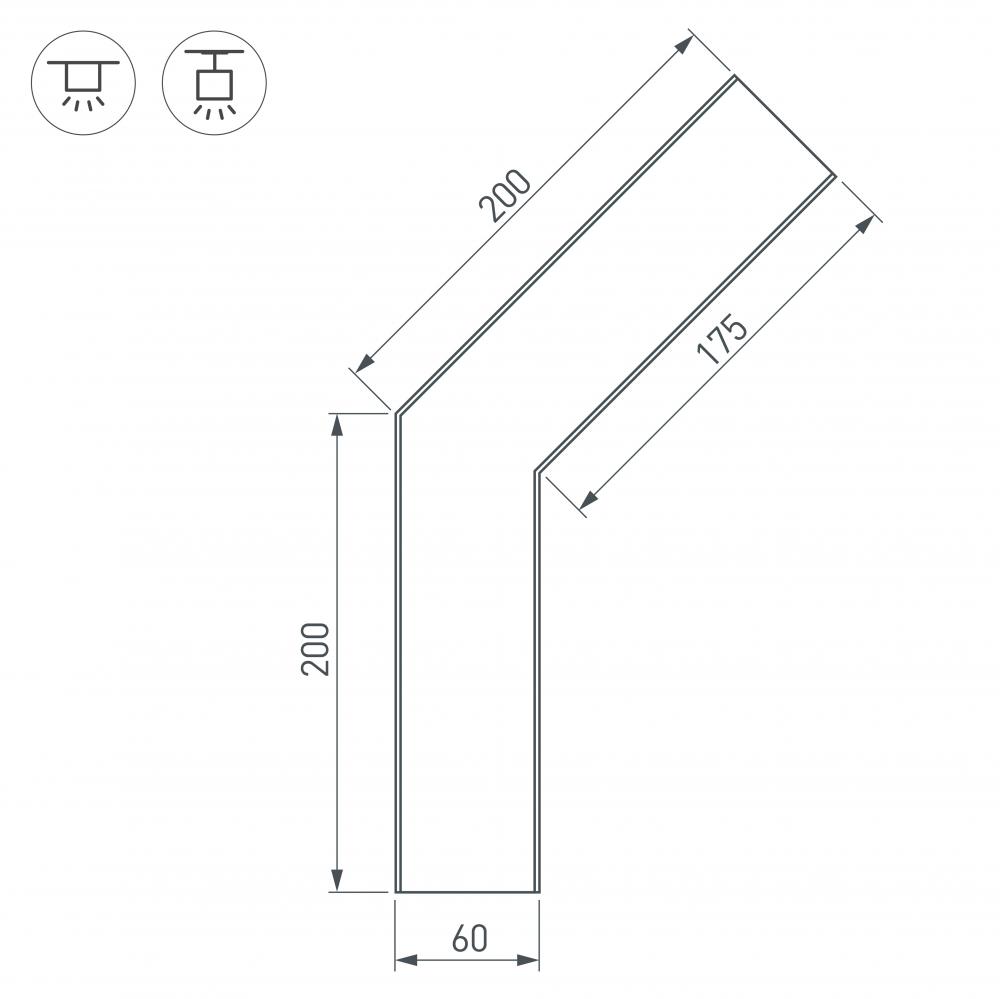 Соединитель профиля Arlight SL-LINE 030138 в Санкт-Петербурге