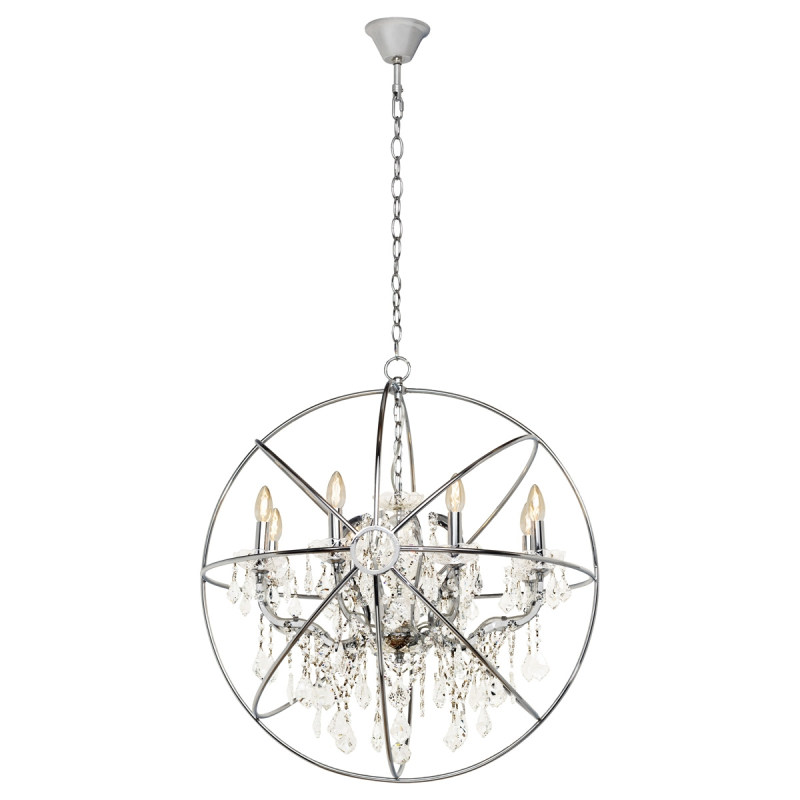 Подвесная люстра LOFT IT Foucaults orb crystal Loft1896/8 в Санкт-Петербурге