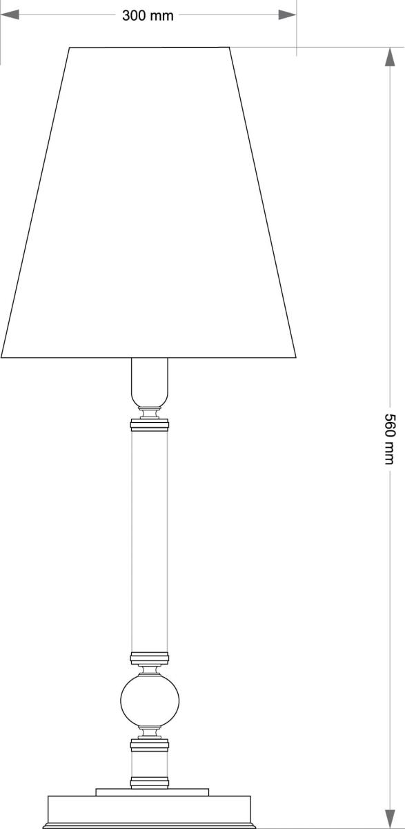Настольная лампа Kutek Rossano ROS-LG-1(P/A) в #REGION_NAME_DECLINE_PP#