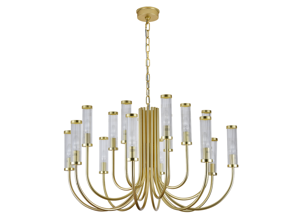 Подвесная люстра Newport 4558+4+4/C mat.gold М0071545 в Санкт-Петербурге