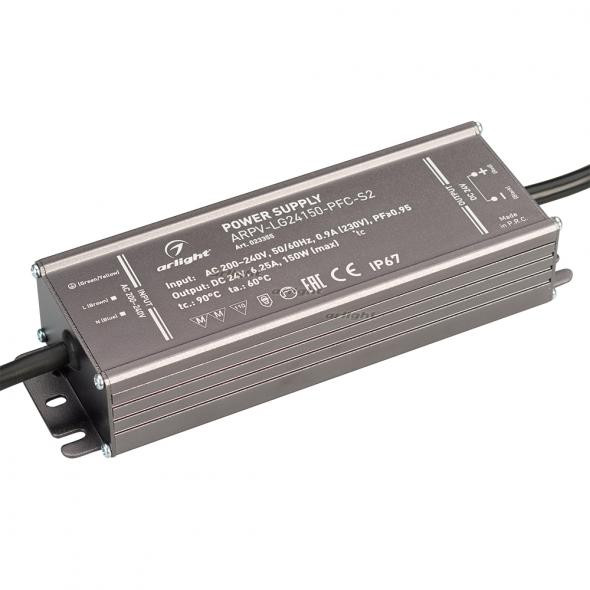 Блок питания Arlight ARPV-LG24150-PFC-S2 (24V, 6.3A, 150W) 023355 в Санкт-Петербурге