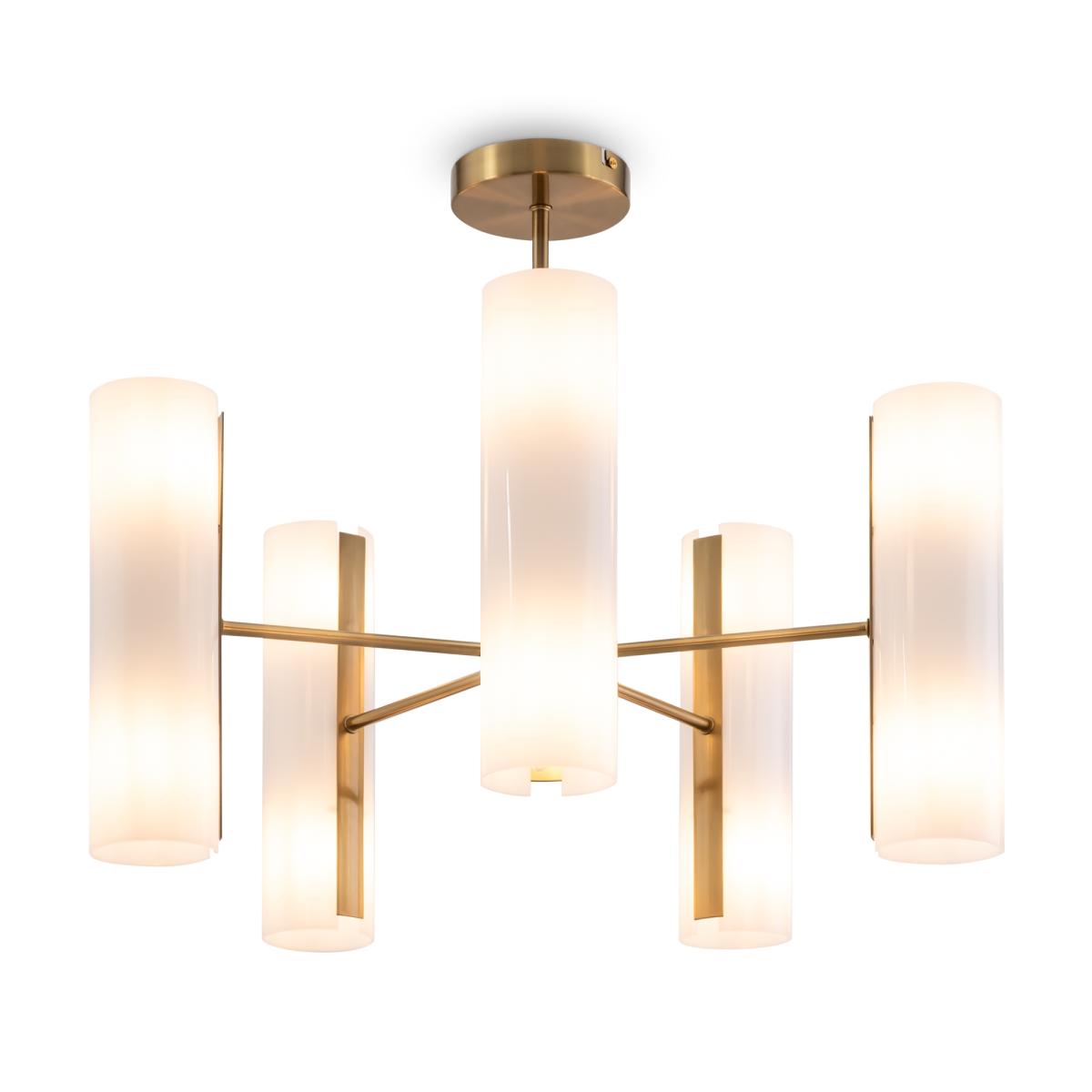 Люстра на штанге Freya Fiore FR5368CL-10BS в #REGION_NAME_DECLINE_PP#