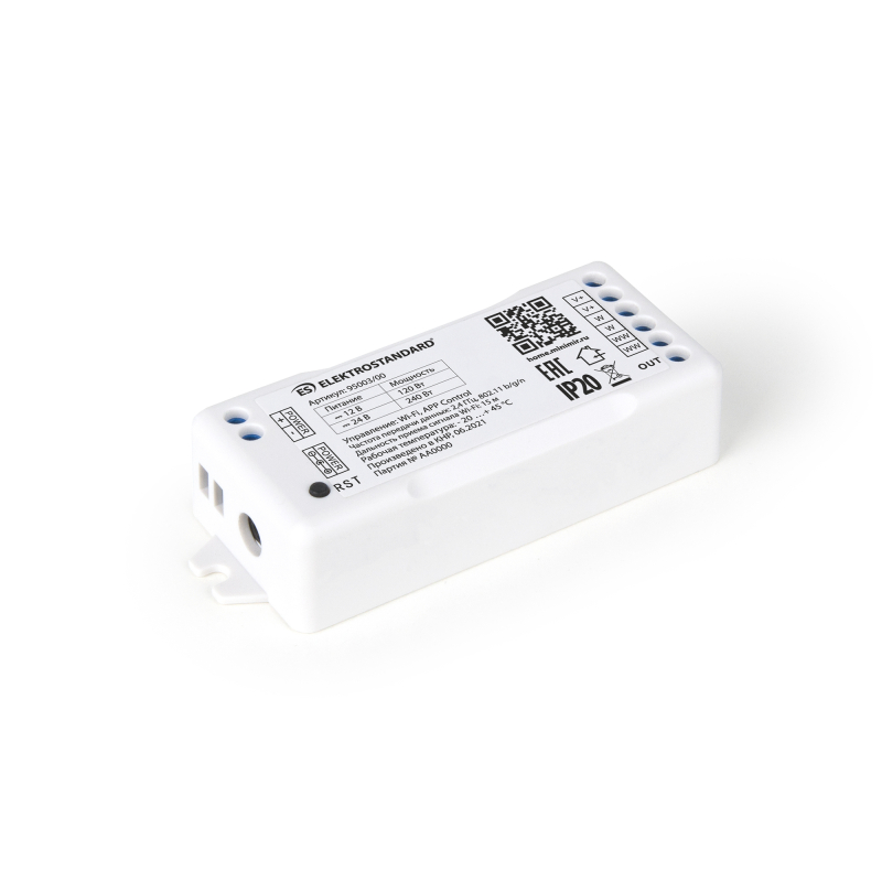 Wi-Fi контроллер для светодиодных лент Elektrostandard CCT 12-24V 4690389172830 95003/00 a055255 в #REGION_NAME_DECLINE_PP#