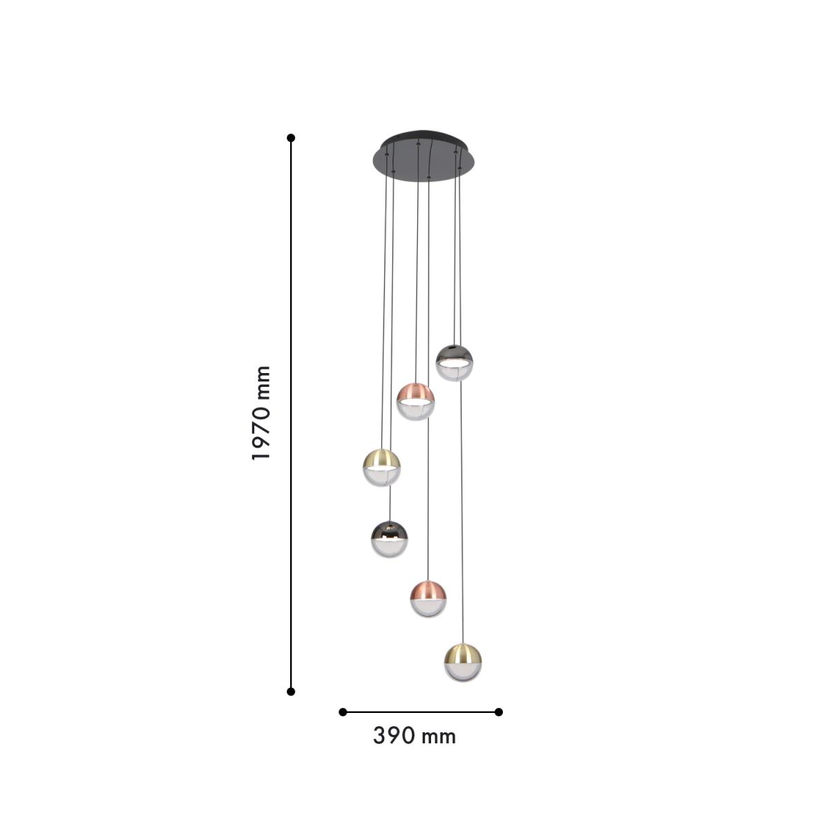 Каскадная люстра Favourite Luna 4371-6P в Санкт-Петербурге