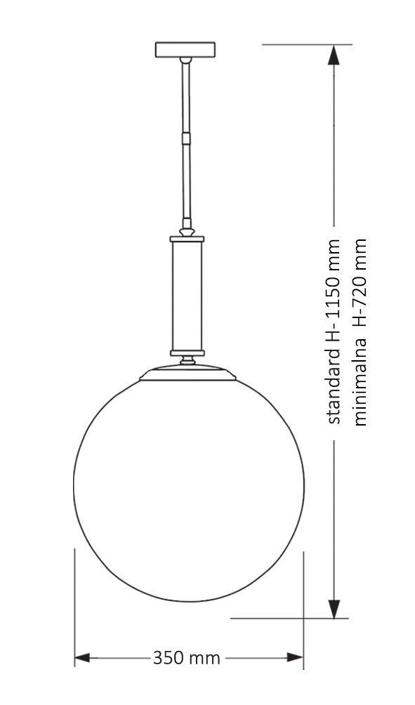 Подвесной светильник Kutek Mood Artu Glass ART-ZW-1 (Z) G350 в Санкт-Петербурге