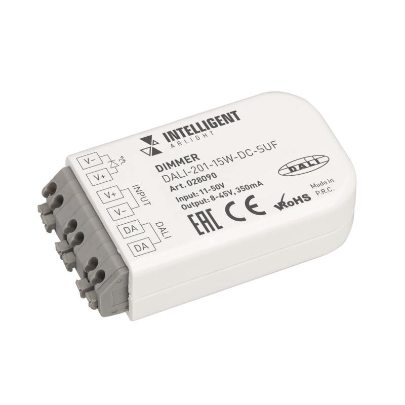 Диммер Arlight DALI-201-15W-DC-SUF (8-45V DC, 350mА) 028090 в Санкт-Петербурге