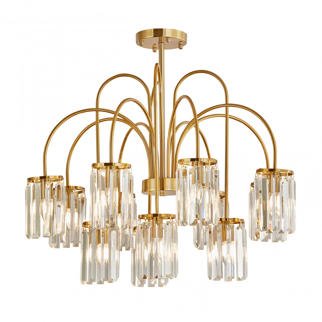 Люстра на штанге Arte Milano AM 2328B.D650.H550.E14.8 G в #REGION_NAME_DECLINE_PP#