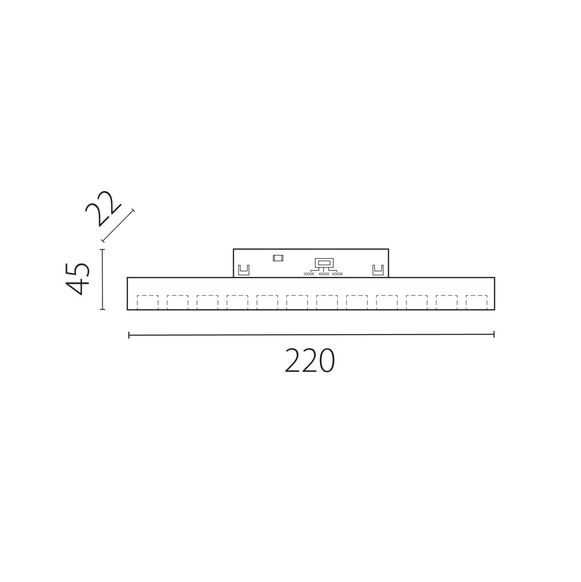 Трековый однофазный светильник направленного света Lightstar Uno CCT 259106CCT в Санкт-Петербурге