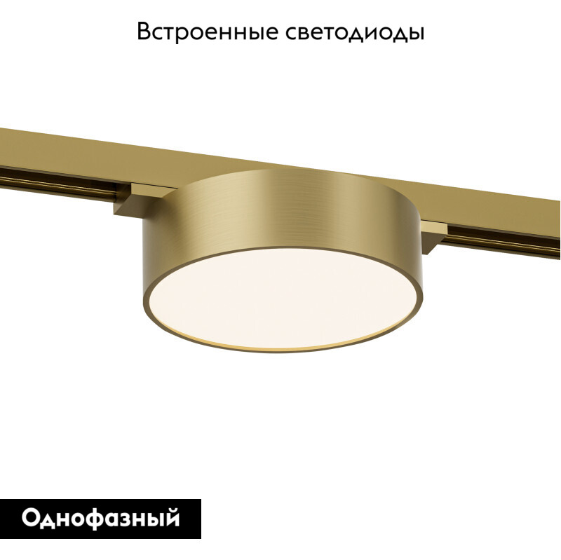 Трековый однофазный светильник Denkirs Shine flow DK5762-SB в Санкт-Петербурге