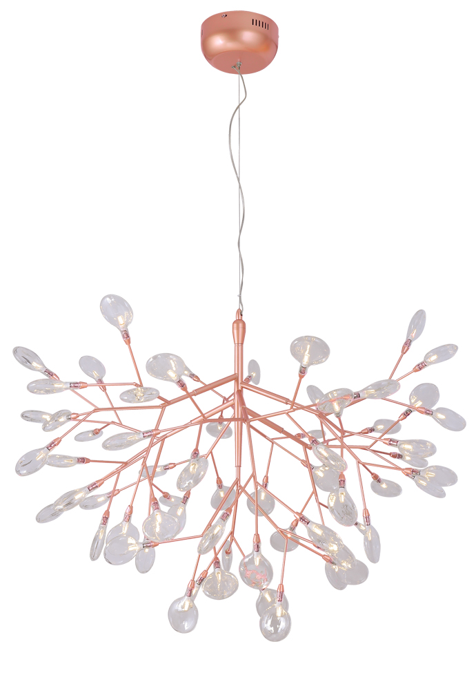 Подвесная люстра Crystal Lux Evita EVITA SP63 COPPER/TRANSPARENT в #REGION_NAME_DECLINE_PP#