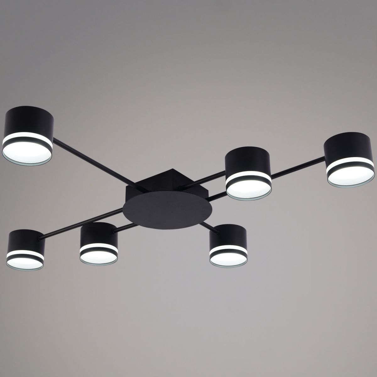 Потолочная люстра Reluce 56730-0.3-06 GX53 BK в #REGION_NAME_DECLINE_PP#