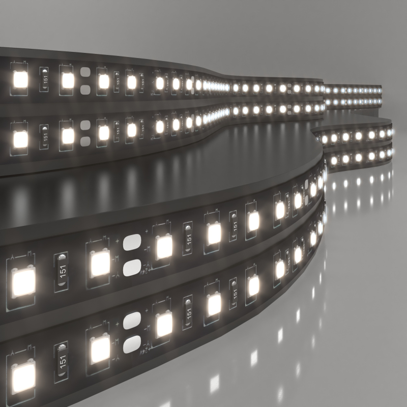 Светодиодная лента Elektrostandard 24V 14,4W 60Led 5050 IP20 дневной белый, Black, 5м 4690389172182 в Санкт-Петербурге