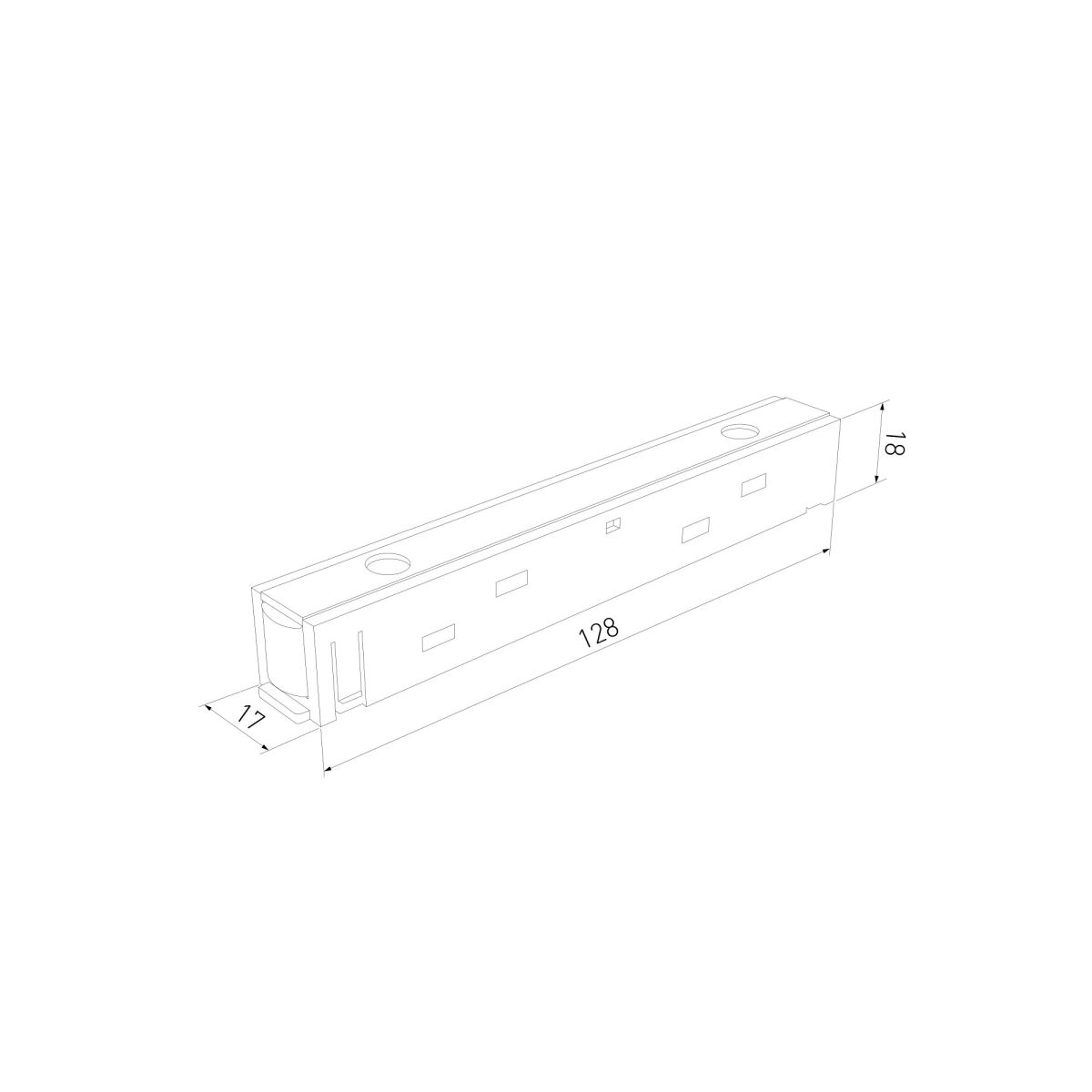 Прямой коннектор Elektrostandard Slim Magnetic 95135/00 4690389220401 a072618 в Санкт-Петербурге