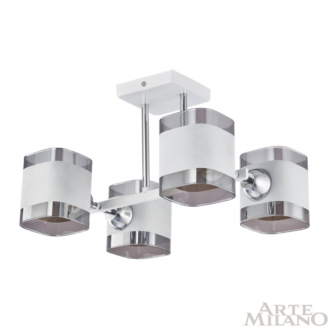 Потолочная люстра Arte Milano Amalfi 329809/4 WH+CR в Санкт-Петербурге