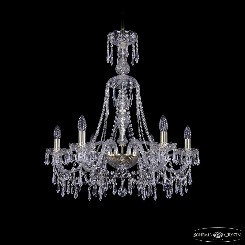 Подвесная люстра Bohemia Ivele Crystal 1403/6/240/XL-75 G в Санкт-Петербурге