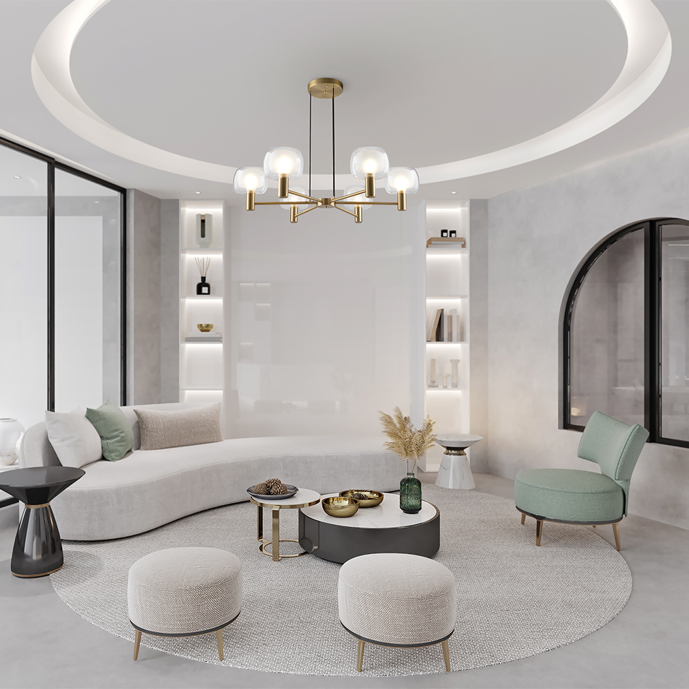 Подвесная люстра Maytoni Vision MOD411PL-06G в #REGION_NAME_DECLINE_PP#