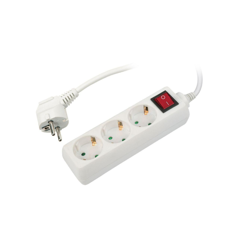 Удлинитель (02923) Uniel 3гн х 7м с/з Standard S-GCD3-7B в Санкт-Петербурге