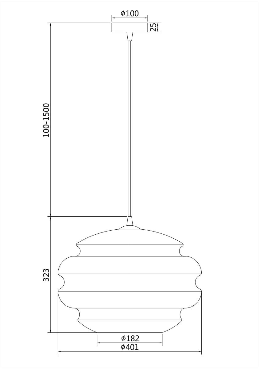 Подвесной светильник Maytoni Ruche P078PL-01BL в Санкт-Петербурге