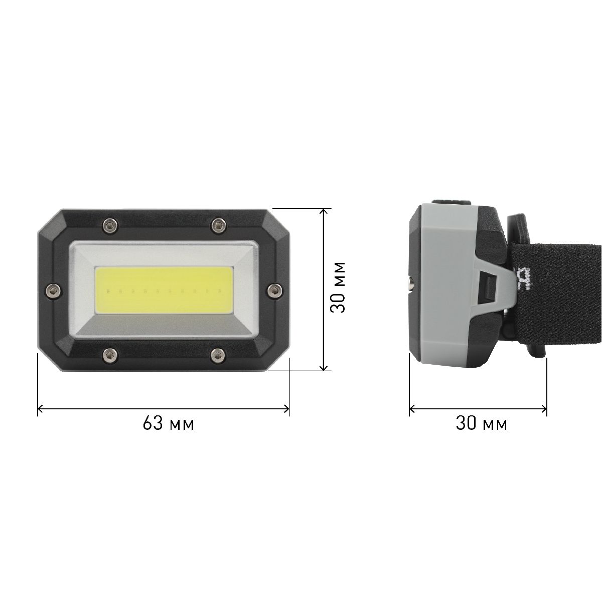 Фонарь налобный Шторм на батарейках Эра GB-708 Б0052750 в Санкт-Петербурге