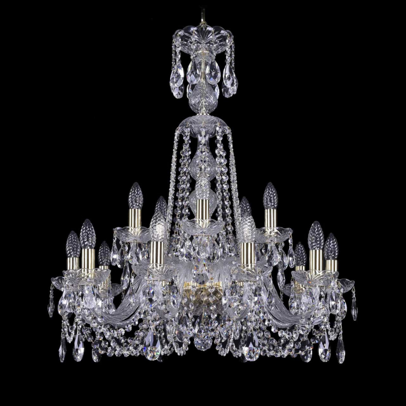 Подвесная люстра Bohemia Ivele 1402/10+5/240/XL-77/G в Санкт-Петербурге