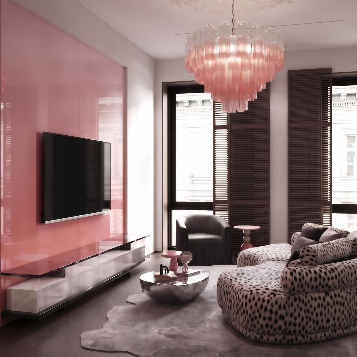 Подвесные светильники Loft IT Murano 10580/800 Clear pink в #REGION_NAME_DECLINE_PP#