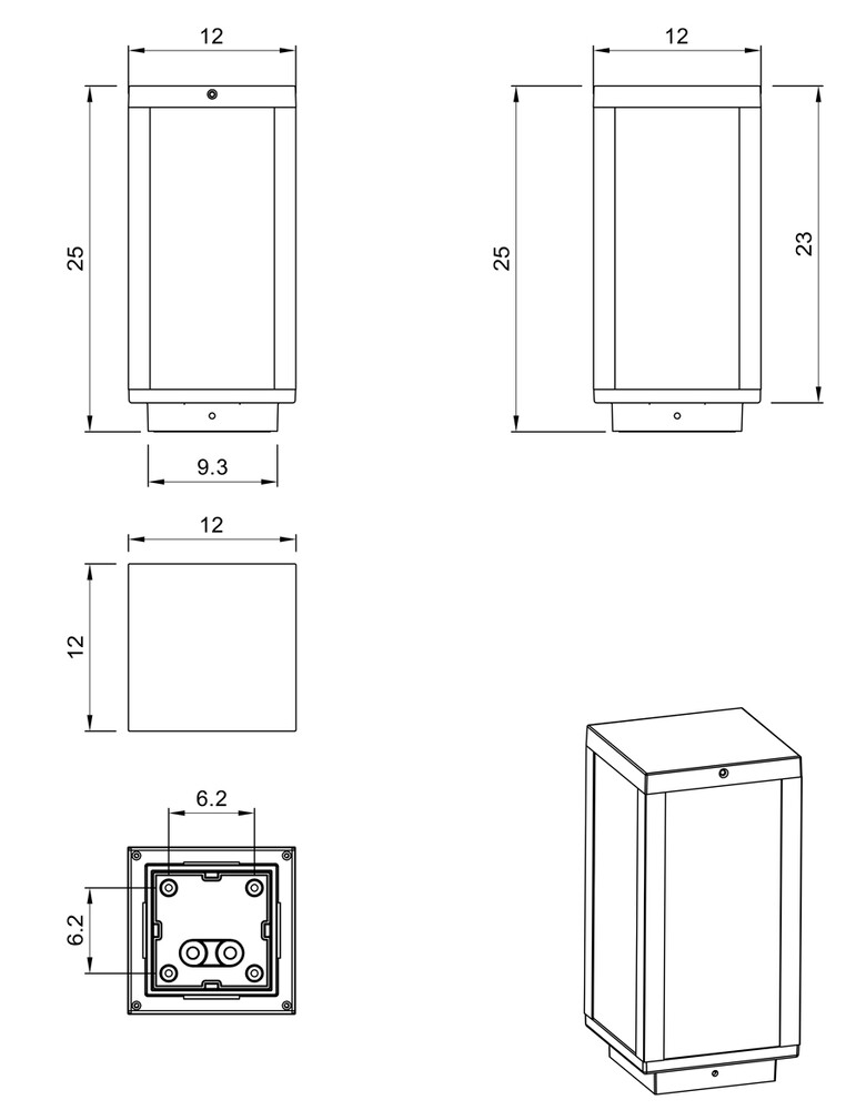 Ландшафтный светильник Arte Lamp Belfast A4559FN-1BK в Санкт-Петербурге