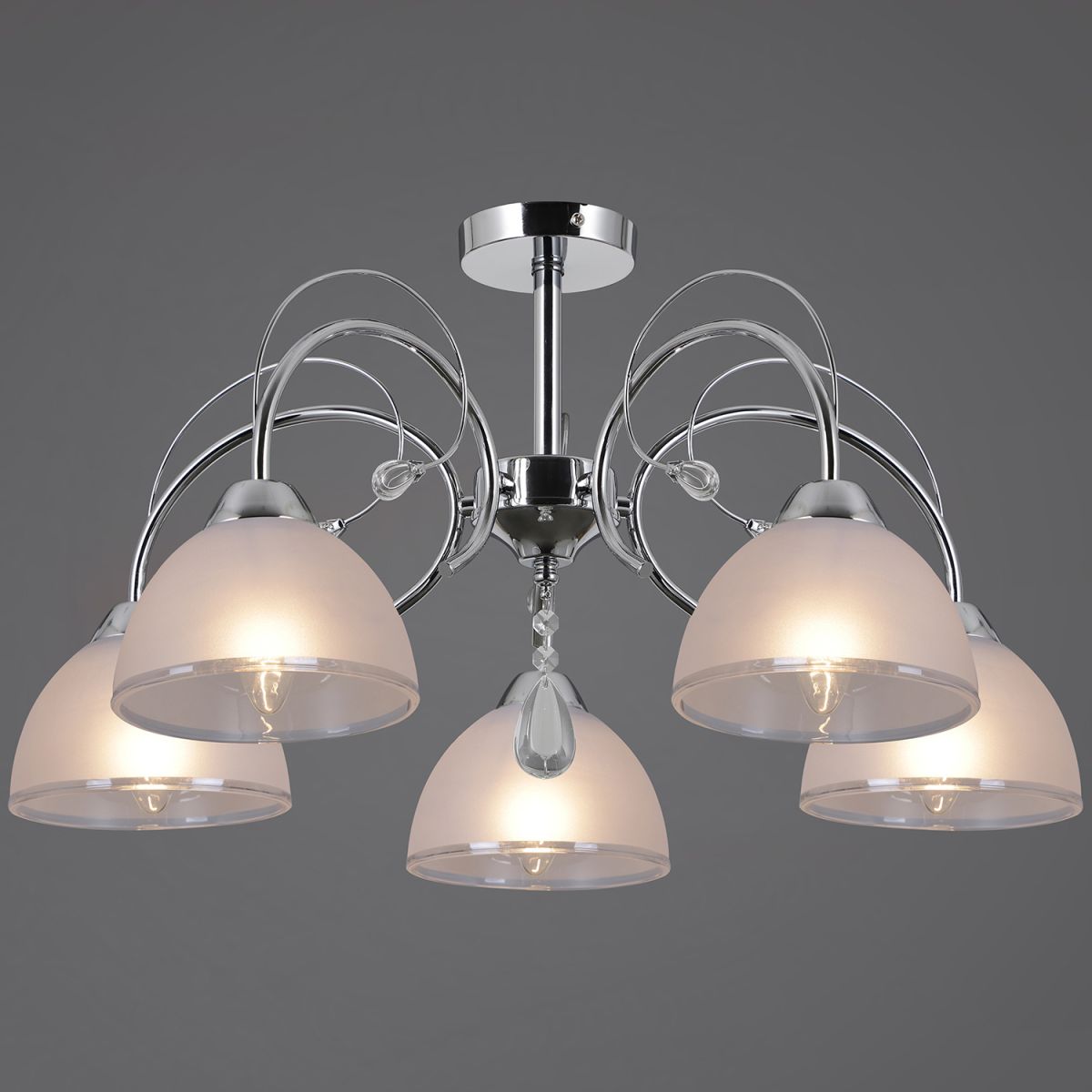 Люстра на штанге ILLUMICO ILLUMICO IL0495-5CSQ-25CH ELITE в Санкт-Петербурге