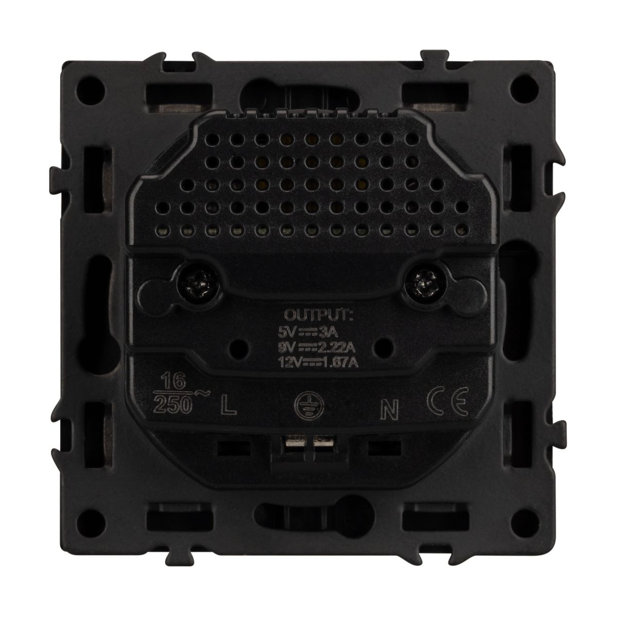 Механизм розетки с USB зарядкой Arlight SCT-NOBE-MUAC-SFPL-BK (230V, 16A) 054285 в Санкт-Петербурге